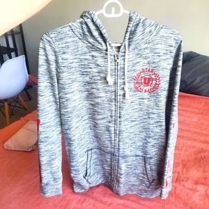 University of Utah PINK block U hoodie zip up